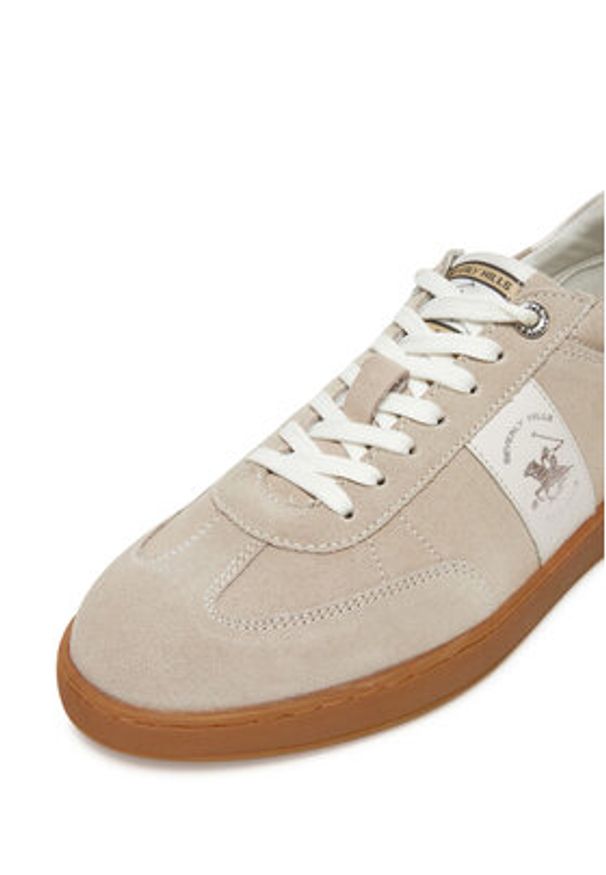 Beverly Hills Polo Club Sneakersy WI44-VOUN-01 Beżowy. Kolor: beżowy. Materiał: zamsz, skóra