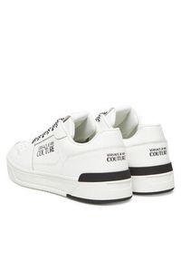 Versace Jeans Couture Sneakersy 78YA3SJ5 Biały. Kolor: biały. Materiał: skóra #4