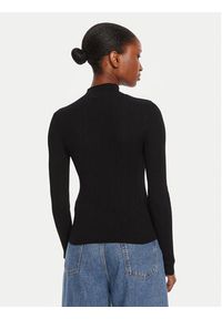Hugo - HUGO Sweter Sarmie_B 50522578 Czarny Slim Fit. Kolor: czarny. Materiał: syntetyk