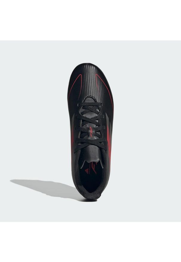 Adidas - Buty F50 Club FG/MG Kids. Kolor: czerwony, szary, wielokolorowy, czarny. Materiał: materiał. Sport: piłka nożna