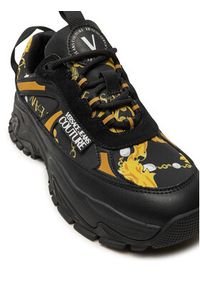 Versace Jeans Couture Sneakersy 77VA3SVG ZP321 Czarny. Kolor: czarny. Materiał: skóra #5