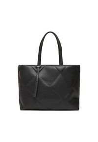 Calvin Klein Torebka Re-Lock Quilt Tote Lg K60K611339 Czarny. Kolor: czarny. Materiał: skórzane #5