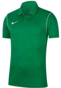Koszulka treningowa chłopięca Nike JR Dry Park 20. Kolor: zielony, biały, wielokolorowy. Materiał: włókno, poliester. Długość rękawa: krótki rękaw. Długość: krótkie. Sport: piłka nożna