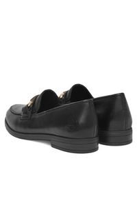 Rieker Mokasyny 46262-01 Czarny. Kolor: czarny. Materiał: skóra #5