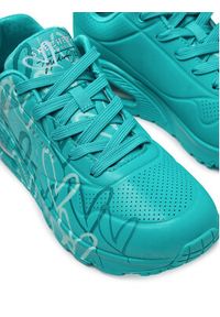 skechers - Skechers Sneakersy 155507/TEAL Zielony. Kolor: zielony. Materiał: skóra #6