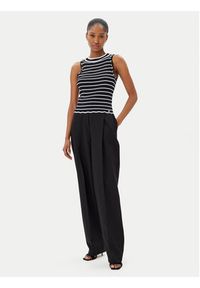 Artigli - ARTIGLI Top ACMA001916 034 Czarny Regular Fit. Kolor: czarny. Materiał: wiskoza