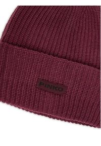 Pinko - PINKO Czapka Bosnia 105993 A2Z4 Bordowy. Kolor: czerwony. Materiał: wiskoza #4