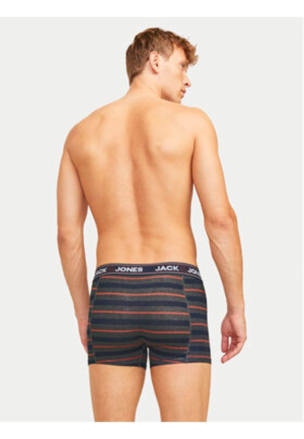 Jack & Jones - Jack&Jones Komplet 3 par bokserek John 12260059 Kolorowy. Materiał: bawełna. Wzór: kolorowy