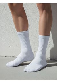 Sinsay - Skarpetki 4 pack - biały. Kolor: biały #1