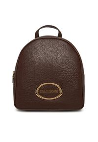 Love Moschino - Plecak LOVE MOSCHINO. Kolor: brązowy