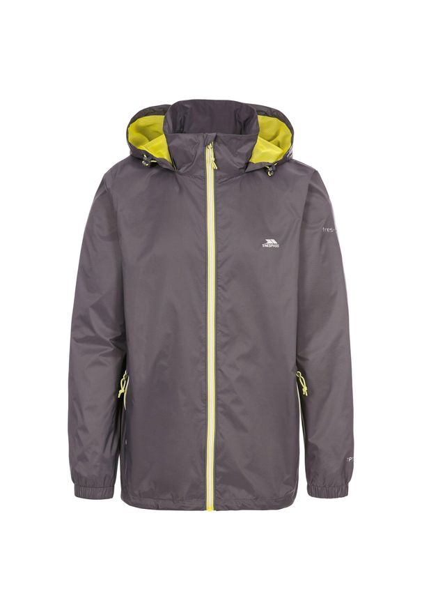 TRESPASS - Męska Kurtka Wodoodporna Briar. Kolor: szary. Sport: turystyka piesza