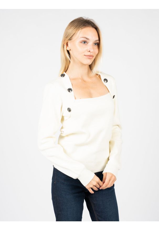 Silvian Heach Sweter | PGA22297MA | Kobieta | Kremowy. Kolor: kremowy. Materiał: poliester, nylon, wiskoza, akryl
