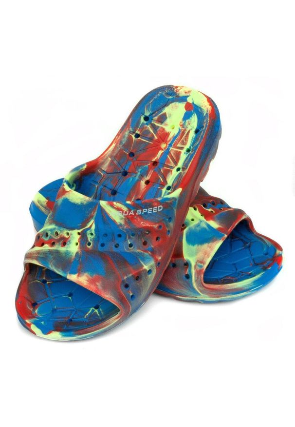 Klapki basenowe dla dzieci Aqua Speed Patmos. Kolor: wielokolorowy. Styl: sportowy
