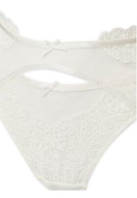 Hunkemöller Stringi 302384 Écru. Materiał: syntetyk