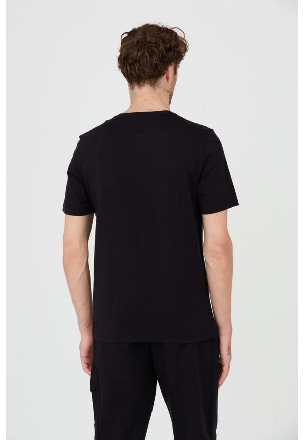 C.P. Company - C.P. COMPANY Czarny męski t-shirt Short Sleeve, Rozmiar XL. Kolor: czarny. Długość rękawa: krótki rękaw. Długość: krótkie