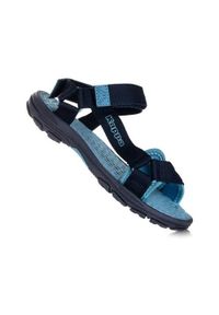 Buty do chodzenia dla dzieci Kappa Mortara. Zapięcie: rzepy. Kolor: czarny, niebieski. Materiał: materiał, syntetyk