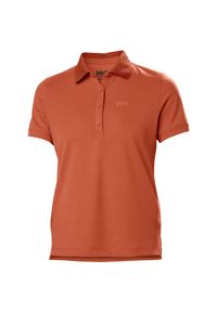 Damska koszulka polo Helly Hansen Siren. Typ kołnierza: polo. Kolor: wielokolorowy, czerwony, pomarańczowy. Styl: klasyczny #1