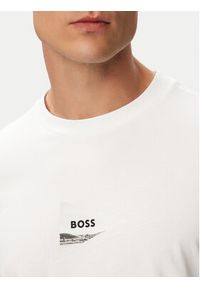 BOSS T-Shirt TS_Network Photo 50564740 Biały Regular Fit. Kolor: biały. Materiał: bawełna #4