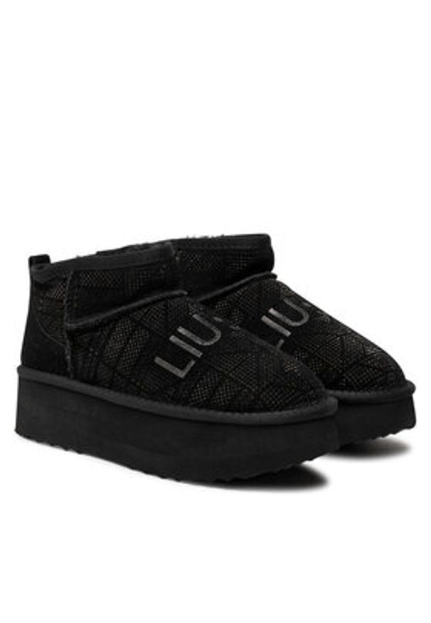 Liu Jo Śniegowce Jane 01 SA4051 PX373 Czarny. Kolor: czarny. Materiał: skóra, zamsz