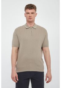 Armani Exchange - Polo męskie bawełniane ARMANI EXCHANGE. Typ kołnierza: polo. Materiał: bawełna #2