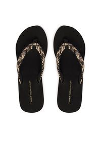 TOMMY HILFIGER - Tommy Hilfiger Japonki Rope Strap FW0FW09197 Czarny. Kolor: czarny. Materiał: materiał #2