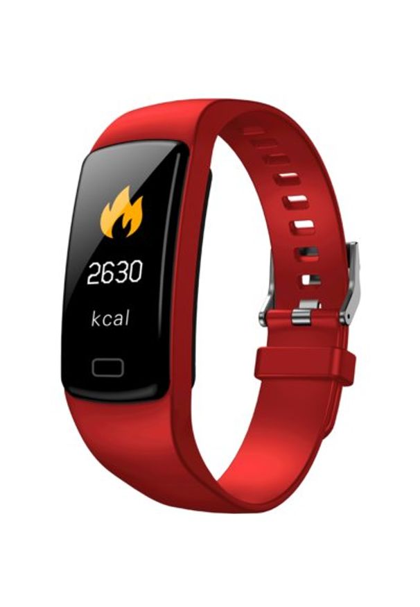 Smartband GARETT Fit 16 Czerwony. Kolor: czerwony. Styl: sportowy