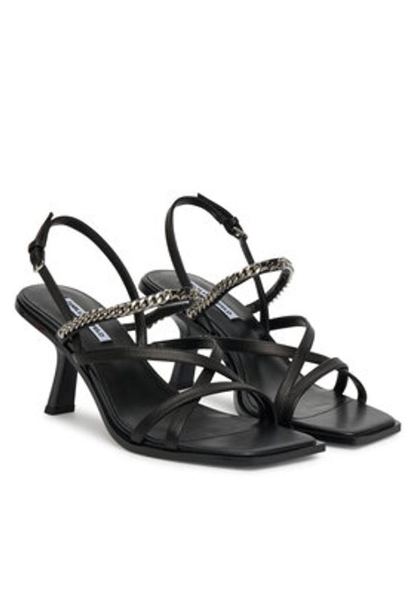 Karl Lagerfeld - KARL LAGERFELD Sandały Karmel KL33625 Czarny. Kolor: czarny. Materiał: skóra