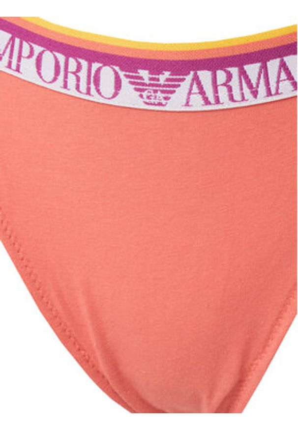 Emporio Armani Underwear Komplet stringów EW000405 AF10883 M4008 Różowy. Kolor: różowy. Materiał: bawełna