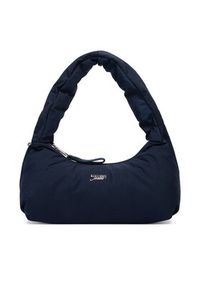 Tommy Jeans Torebka Metal Logo Padded Strap Shoulder Bag AW0AW18583 Granatowy. Kolor: niebieski #4