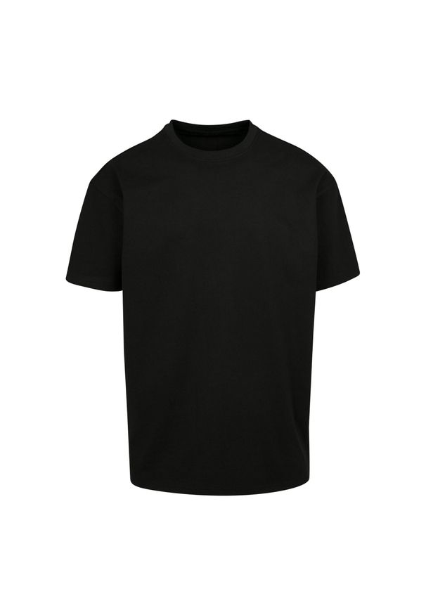 BUILD YOUR BRAND - Ponadwymiarowa Koszulka Dla Dorosłych Unisex Heavyweight. Kolor: czarny