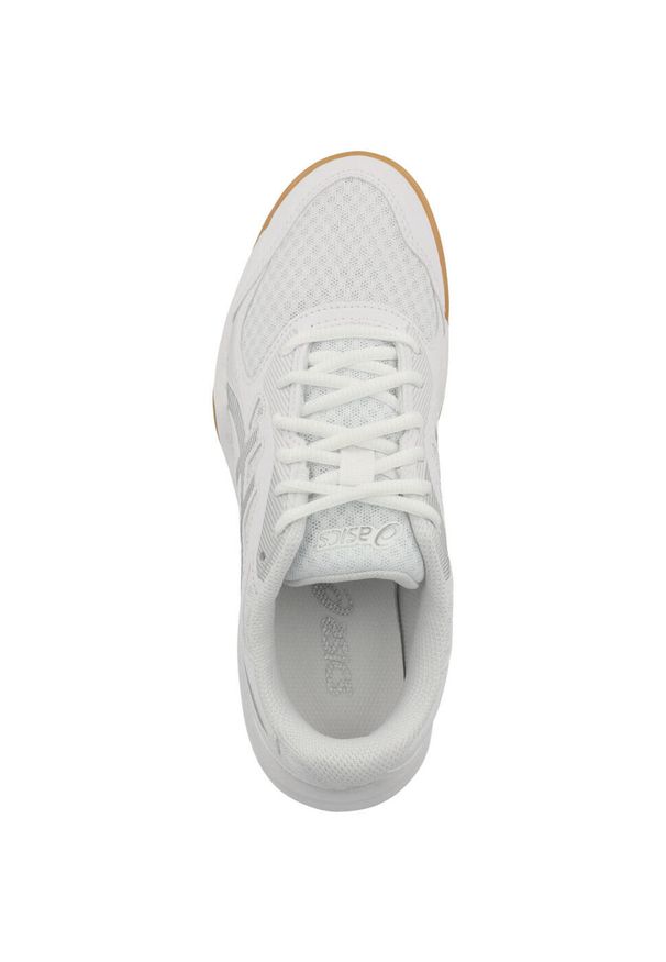 Buty damskie do squasha Asics Upcourt. Kolor: biały, wielokolorowy, szary