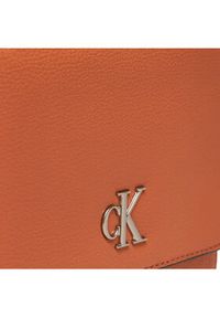 Calvin Klein Jeans Torebka Minimal Monogram Camera Bag18 K60K612234 Brązowy. Kolor: brązowy. Materiał: skórzane