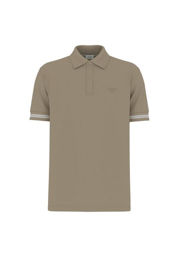 JOOP! Jeans Polo 15 JJJ-17Amare 30046012 Beżowy Modern Fit. Typ kołnierza: polo. Kolor: beżowy. Materiał: bawełna