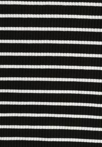 Born2be - Czarno-Biała Koszulka T-shirt z Bawełny z Krótkim Rękawem w Paski Ernlea. Kolor: czarny. Materiał: bawełna. Długość rękawa: krótki rękaw. Długość: krótkie. Wzór: paski. Styl: elegancki #5