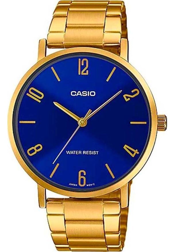 Zegarek Casio Zegarek marki Casio model LTP-VT01 kolor Zółty. Akcesoria damski. Sezon: Cały rok NoSize