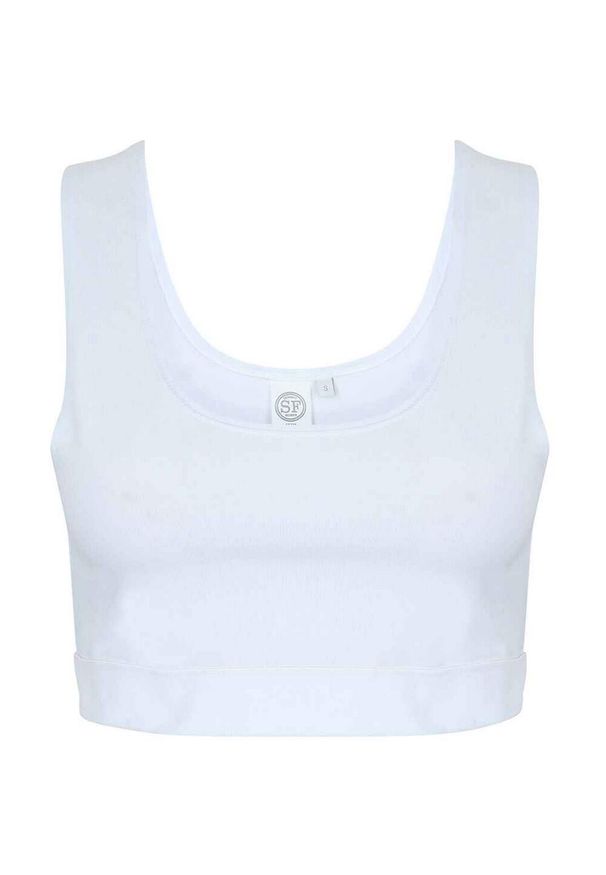 SKINNI FIT - Modny Top Damski / Damski. Kolor: biały