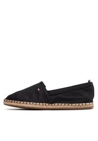 TOMMY HILFIGER - Tommy Hilfiger Espadryle Basic Flat FW0FW06497 Czarny. Kolor: czarny. Materiał: materiał