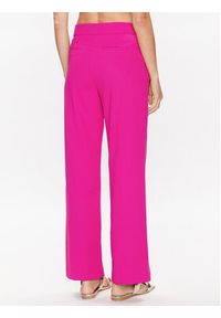 NAF NAF Spodnie materiałowe Ebiddie XENP33 Różowy Regular Fit. Kolor: różowy. Materiał: syntetyk #5