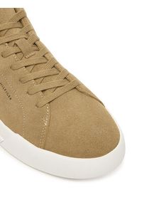 TOMMY HILFIGER - Tommy Hilfiger Sneakersy Th Court Core Suede FM0FM05716 Brązowy. Kolor: brązowy. Materiał: skóra, zamsz #6