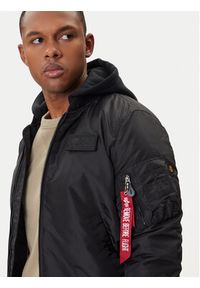 Alpha Industries Kurtka bomber MA-1 TT Hood Two Tone 258100 Czarny Regular Fit. Kolor: czarny. Materiał: syntetyk #7