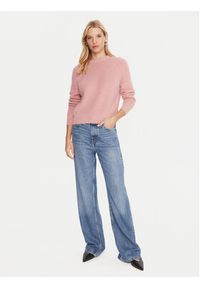 Marella Sweter Digione 2523366414 Różowy Regular Fit. Kolor: różowy. Materiał: wełna #5