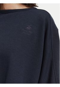 Beverly Hills Polo Club T-Shirt P-SS26W-TS0081 Granatowy Oversize. Typ kołnierza: polo. Kolor: niebieski. Materiał: bawełna #4