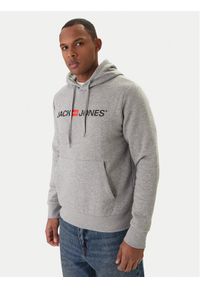 Jack & Jones Bluza Corp Old Logo 12137054 Szary Regular Fit. Kolor: szary. Materiał: bawełna #1
