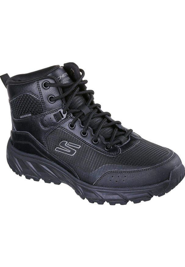 skechers - Buty męskie Skechers Hillcrest 2.0 Woodrock Peak. Kolor: czarny. Materiał: syntetyk, materiał