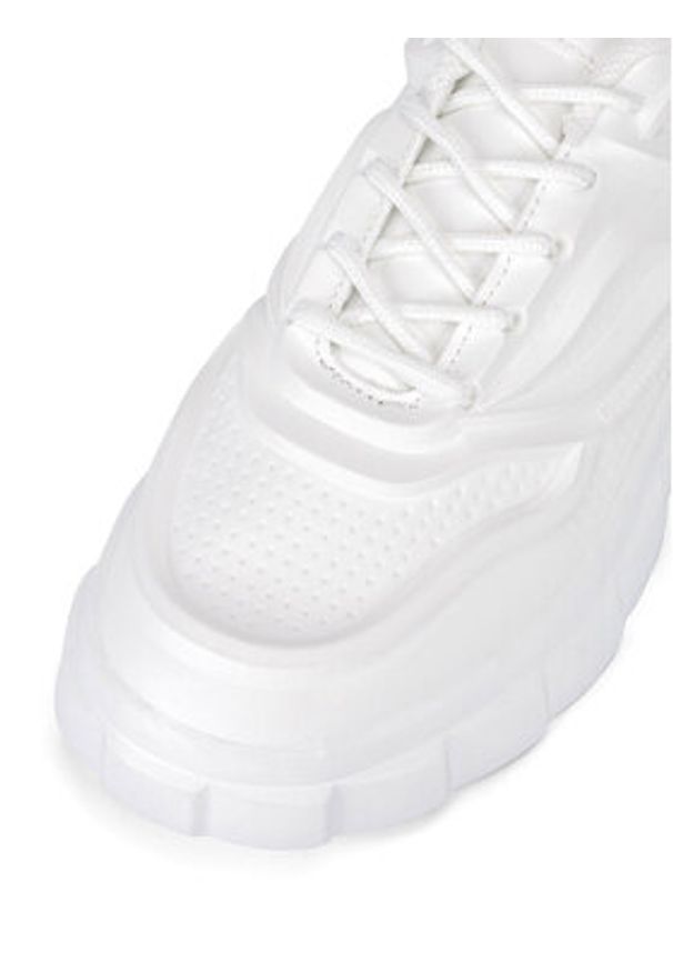 DeeZee Sneakersy WAG1371703A Biały. Kolor: biały. Materiał: skóra