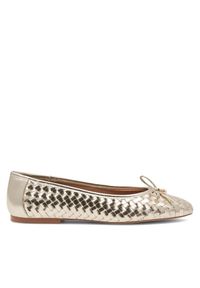Baleriny Nine West. Kolor: złoty