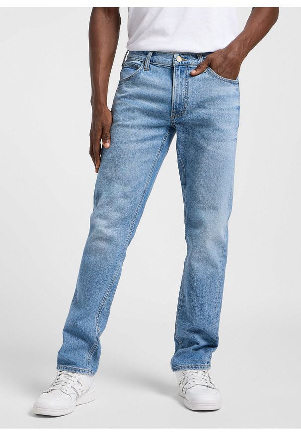 Męskie Spodnie Lee Daren Horizon Blue 112367189, W36 L34. Okazja: na co dzień. Styl: casual, klasyczny