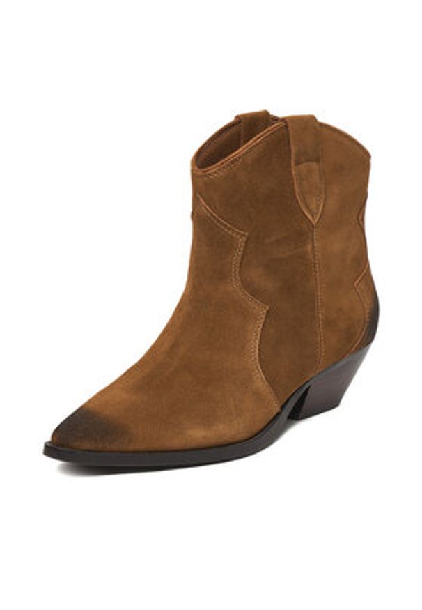 Badura Kowbojki EO-V365-05 Brązowy. Kolor: brązowy. Materiał: zamsz, skóra