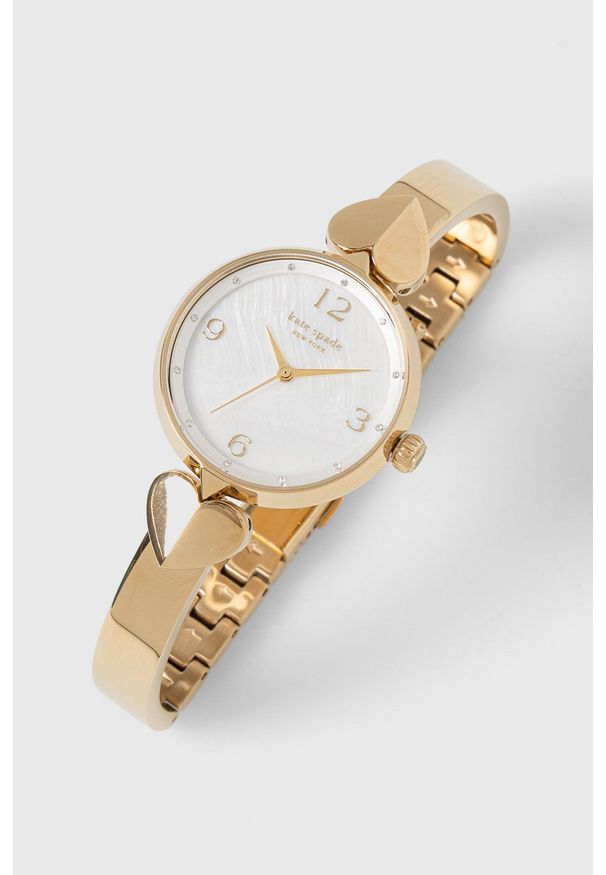 Kate Spade Zegarek damski kolor złoty. Kolor: złoty. Materiał: materiał