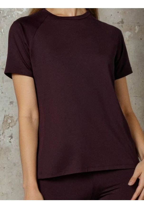 Sinsay - Koszulka z raglanowym rękawkiem - czerwony. Kolor: czerwony. Długość rękawa: krótki rękaw